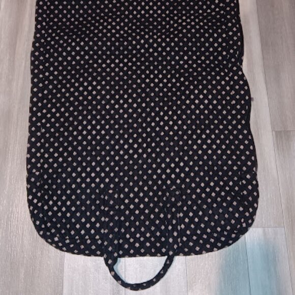 SOLD Vera Bradley Retired Black Floral 4-Piece Tote Bag Duffle Bag Garment Bag - Picture 8 of 16